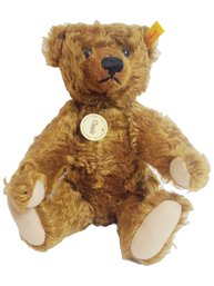 Adorable STEIFF Classic Jointed Brown Mohair Teddy Bear With Tags