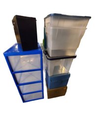 Assorted Storage & File Totes / Boxes