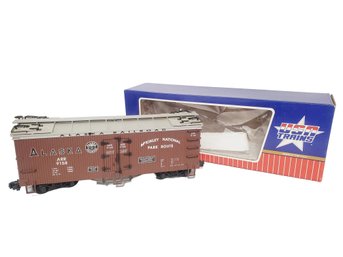 USA Trains Alaska Railroad Refrigerator Car #9158 - R16204B - G Scale Train In Original Box