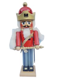 Steinbach Germany Kurt Adler King Wilhelm Nutcracker Germany Scepter Sword Crown 15(lot U)