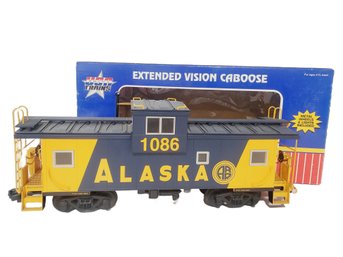 USA Trains Alaska Extended Vision Window Lighted Caboose #1086 R12117 G Scale Model Train In Orginal Box