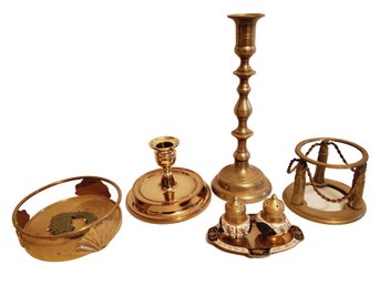 Assorted Brass - Viking Mini Salt & Pepper Set, Candle Holders & More