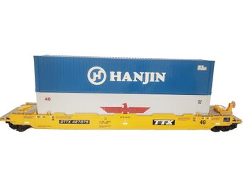 USA Trains TTX Hanjin Intermodel Container Car R17104 G Scale Model Train W/ Original Box