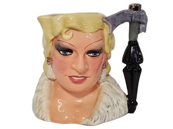 1982 Royal Doulton Mae West The Celebrity CollectionToby Head Mug Jug