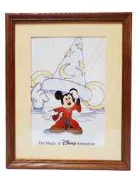 Vintage Mickey Mouse The Magic Of Disney Animation 100 Years Of Magic Sericel Framed