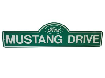 Novelty Metal FORD Mustang Drive Street Wall Sign