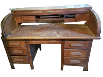 1911 Historical Horrocks Roll Top Desk Present To Walter E Goddard By Konckapotanauh Paugusset Indian Tribe