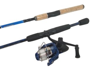 Shakespeare Reverb Fishing Rod & Reel Combo & Shakespeare 6ft Rod - Medium Action Rods - NEW