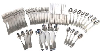 Vintage Set Of Towle Hammersmith 18/8 Stainless 45 Piece Flatware Set - Germany