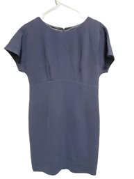 Ladies Lafayette Size 4 Navy Blue Short Sleeve Dress