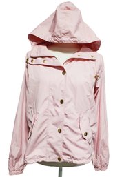 NOS Lauren By Ralph Lauren Pale Pink Sands Pink Lady Size Medium Hooded Lightweight Jacket