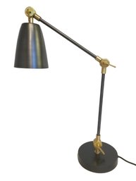 Crate & Barrel Cole Industrial Style Adjustable Desk Lamp