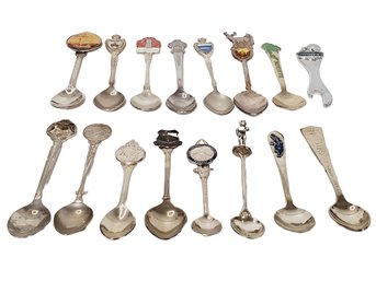 Vintage Lot Of Souvenir Spoons