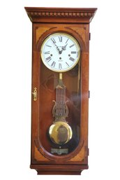 Very Nice Howard Miller Ambassodor Collection 613637 Windsor Cherry Wood Wall Clock