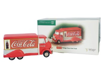 2004 Department 56 Dept 56 Christmas In The City Vintage 1936 Coca Cola Truck In Original Box