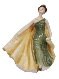 Vintage 1982 Royal Doulton Victorian Lady Porcelain Figurine - Alexandra HN 2398 (Box 4)