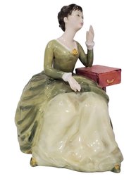 Vintage 1982 Royal Doulton Victorian Lady Porcelain Figurine - Carolyn HN 2974 (Box 4)