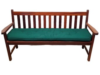 Teak Wood Bench With Cushion 5ft