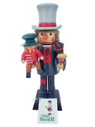 Christian Ulbricht Germany Bob Cratchit & Tiny Tim Limited Edition 1665 Of 6000 Nutcracker W/ Box (Lot DDD)