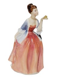 Vintage 1967 Royal Doulton *Fleur* Victorian Lady With Flower Figurine HN 2368 With Hang Tag (box A)