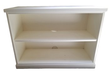 Pottery Barn White Bedford 2-Shelf Bookcase