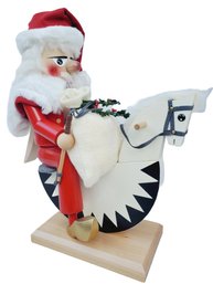 Steinbach Germany Signed Santa Rider Nutcracker In Original Box & COA  (Lot III)