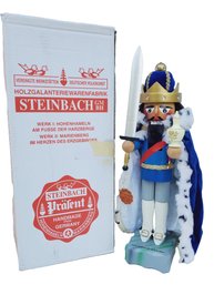 Steinbach Germany King Ludwig II Of Bavaria Handcrafted Nutcracker In Original Box (Lot JJJ)