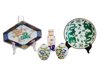 Wonderful Selection Of Miniature Asian Decorative Dishes