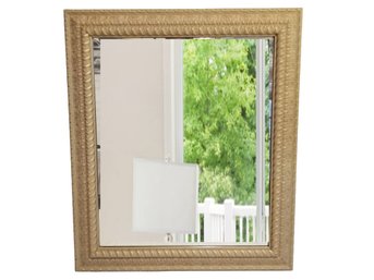 Framed Beveled Edge Mirror 25x29