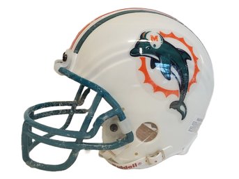 Ridell Autographed Dan Marino Miniature Miami Dolphins NFL Football Helmet With COA & Case