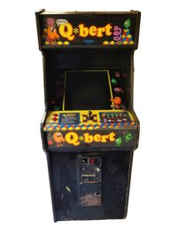 Vintage Gottlieb Q*BERT Full Size Arcade Game - Needs Restoration & Repair- Powers Up