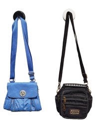 Baggallini & Huiyin Shoulder / Cross Body Small Purses - Blue & Black