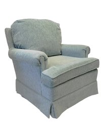 Comfortable Seafoam Green Accent Chair With Armrest