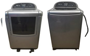 Whirlpool Cabrio Platinum Top Load Washer Washing Machine & Electric Dryer - See Description