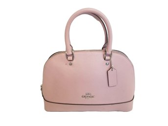 Coach Mini Pink Sierra Satchel Handbag