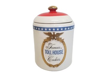 RARE 1970s Original Famous Nestle Toll House Cookie Jar