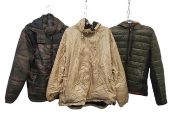 Three Men's Jackets - Size XL & 3XL