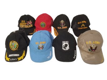 8 Army Themed Baseball Hat Caps Adjustable  #1