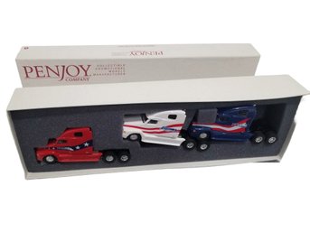 Penjoy Collector's Club Freightliner Semi Trio Set 1/64th