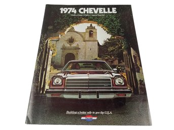 1974 Chevrolet Chevelle Laguna Malibu Brochure