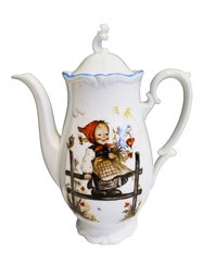RARE Collectible Sister Berta Hummel Original Porcelain Apple Tree Girl  Pattern Teapot