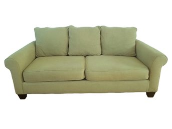 Very Comfortable 7ft Ashley Furniture Sage Green Sofa Couch