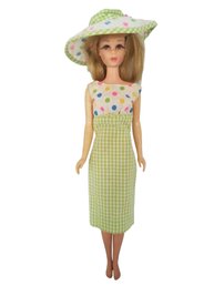 Vintage 1965 'Skipper' Barbie Doll With Lunch On The Terrace Outfit & Clothing