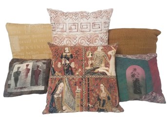 Great Selection Of 6 Throw Pillows