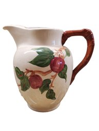 Vintage Franciscan Earthenware Apple 9' Pitcher