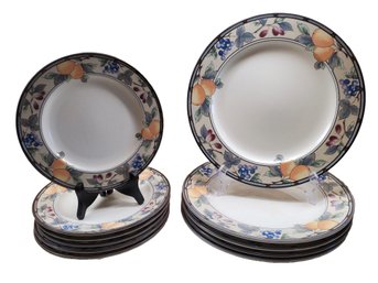 Mikasa Intaglio Garden Harvest Dinnerware Salad & Dinner Plates