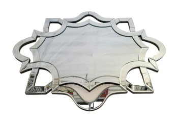 Colina Modern And Contemporary Silver Finished Accent Wall Mirror