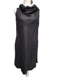 NOS Anne Klein And Company Black Linen Ladies Size 12 Dress - Needs To Be Dry Cleaned
