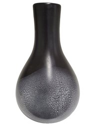 AGR Faiancas Vase Made In Portugal Black & White Abstract Design 9.25'h Flower Vase