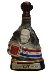 Vintage Jim Beam Kentucky Bourbon Whiskey Rocky Marciano Figural Bottle